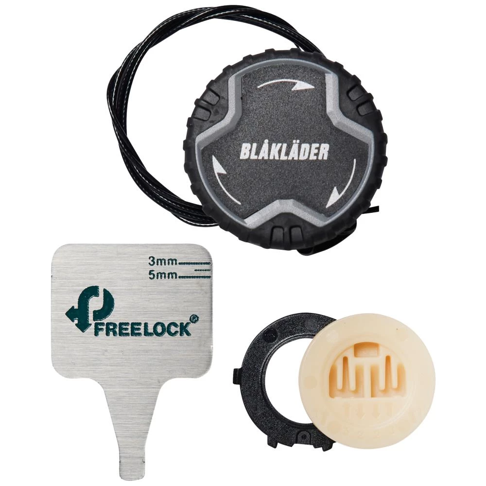 Rep.sæt B102 Freelock t/sko sort/mellemgrå Rep.sæt B102 Freelock t/sko sort/mellemgrå