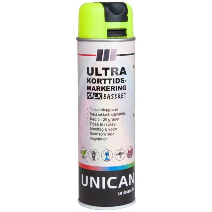 Unican Ultra markérspray gul 500ml