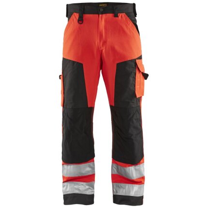 Hi-vis buks 1566 rød/sort C54