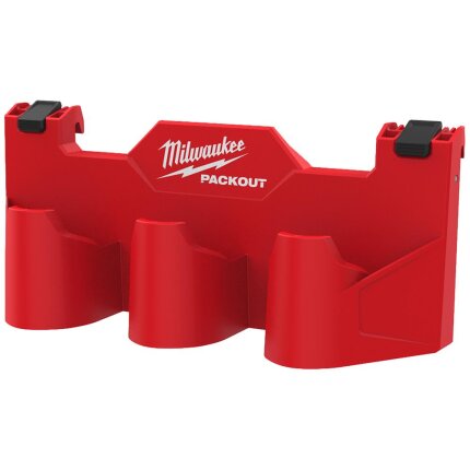 Holder t/3 M12 batterier, sidemontering, Packout