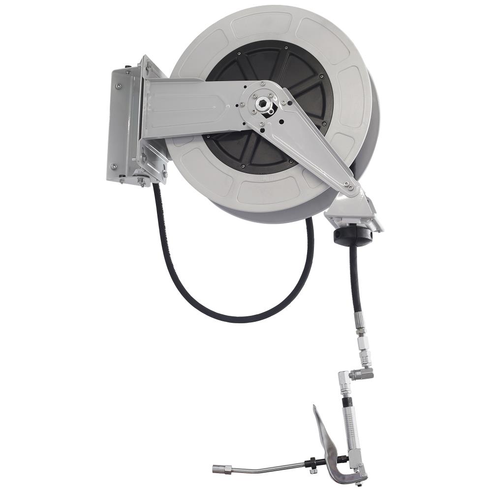 Slangeopruller f/fedt åben 1/4″×10mtr m/pistol Slangeopruller f/fedt åben 1/4″×10mtr m/pistol