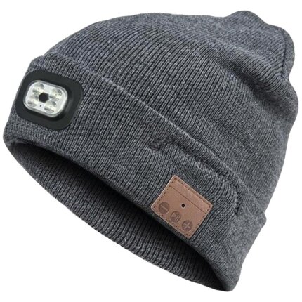 Hue m/headset og pandelampe, inkl. sikk.vest