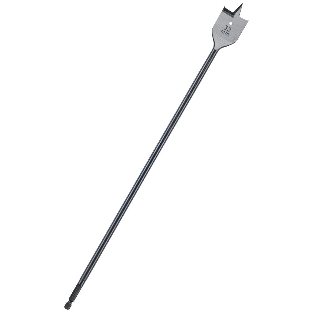 Fladbor 1/4″ 6kt skaft 36×400mm Fladbor 1/4″ 6kt skaft 36×400mm