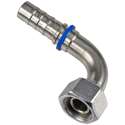 Hydraulisk kobling ICSDFOS9 90° tommer/metrisk