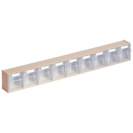 WEZ tiltboks 600×51×77mm, 9 rum, beige