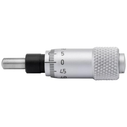 Indbygn.mikrometer 0-6,5×0,01mm konveks måleflade