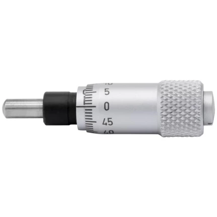Indbygn.mikrometer 0-6,5×0,01mm konveks måleflade