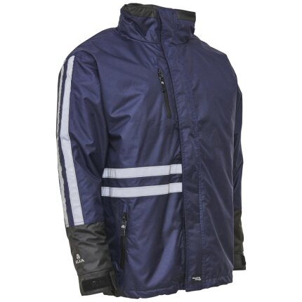 Arbejdsjakke 2-i-1 vandtæt 086103 grå/sort 5XL