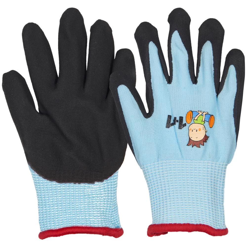 Børnehandsker ‘1+1=2’ blå Børnehandsker ‘1+1=2’ blå