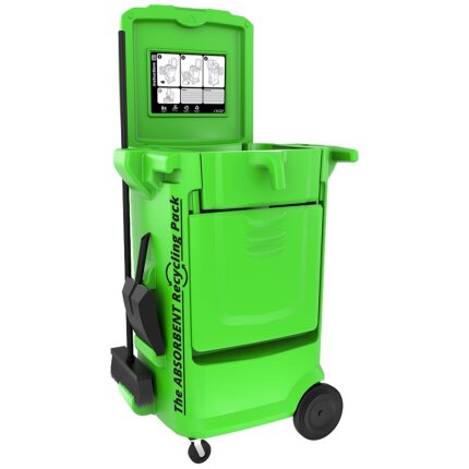 Toucan miljøstation t/absorbent, med skovl og kost