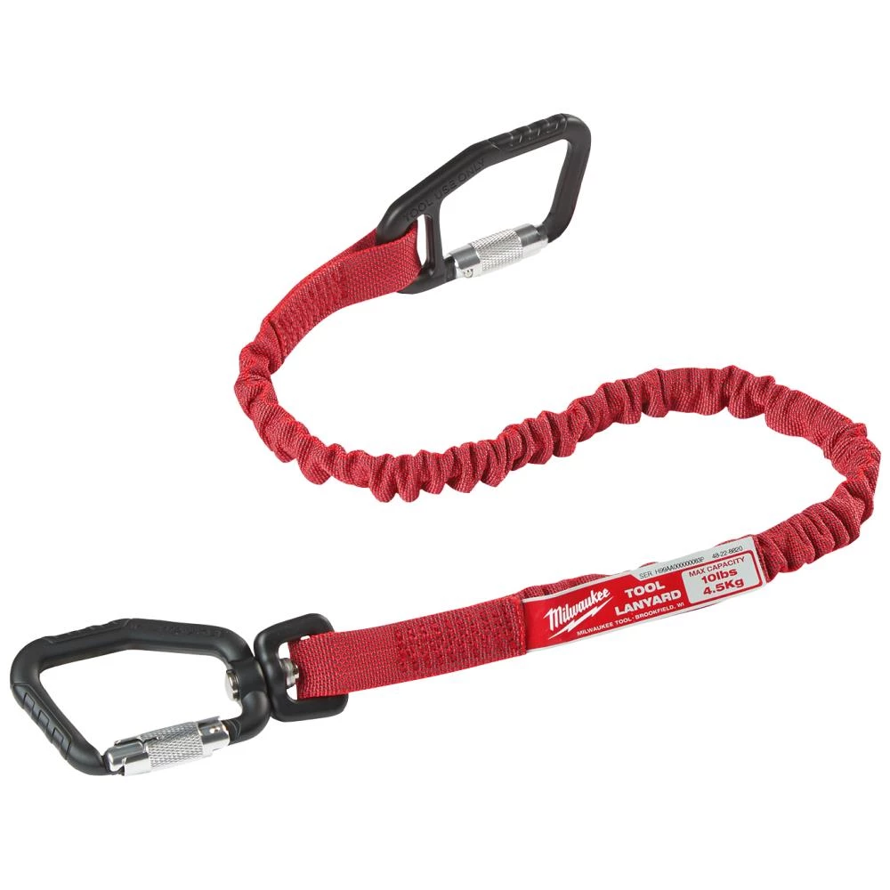 Sikringsline quick m/2 karabinhager rød 4,5kg Sikringsline quick m/2 karabinhager rød 4,5kg