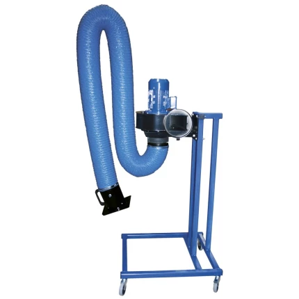 Mobil sugearm m/ventilator, 6mtr ø160 slange