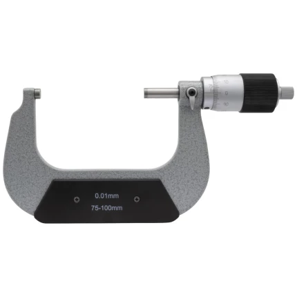 Mikrometerskrue DIN863 75-100×0,01mm m/stor tromle