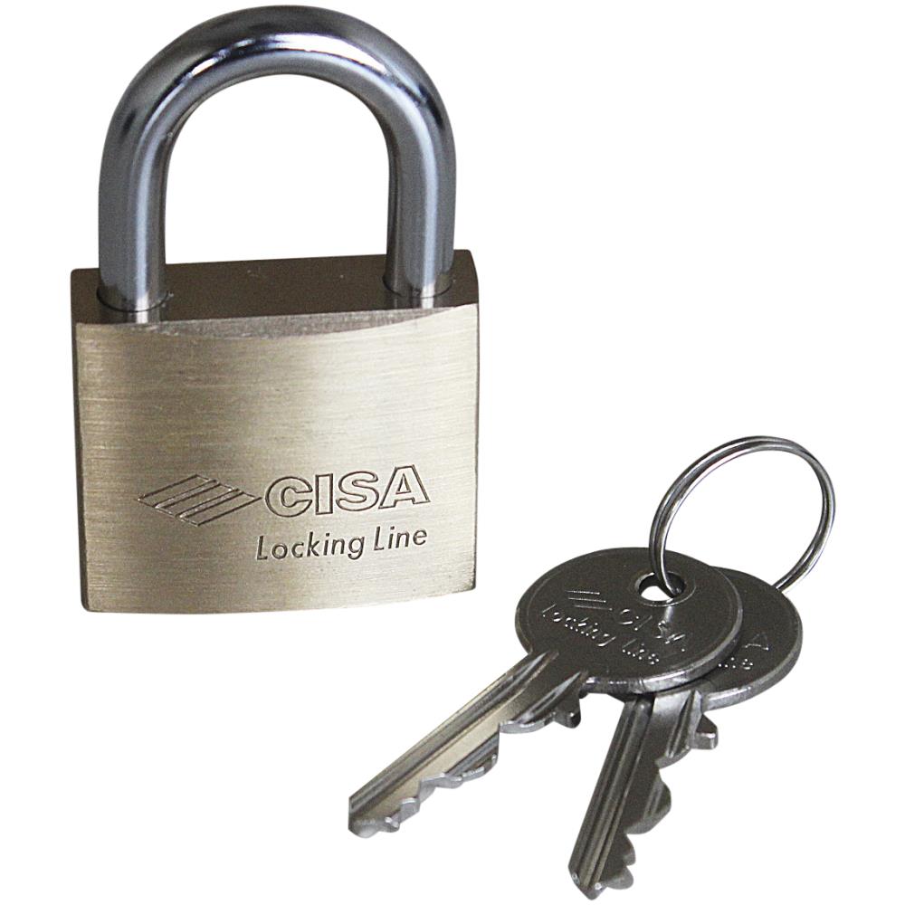 Cisa hængelås 21010 50 mm pk/6 Cisa hængelås 21010 50 mm pk/6