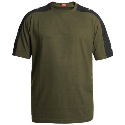 Galaxy T-shirt antracit/tomatrød 6XL