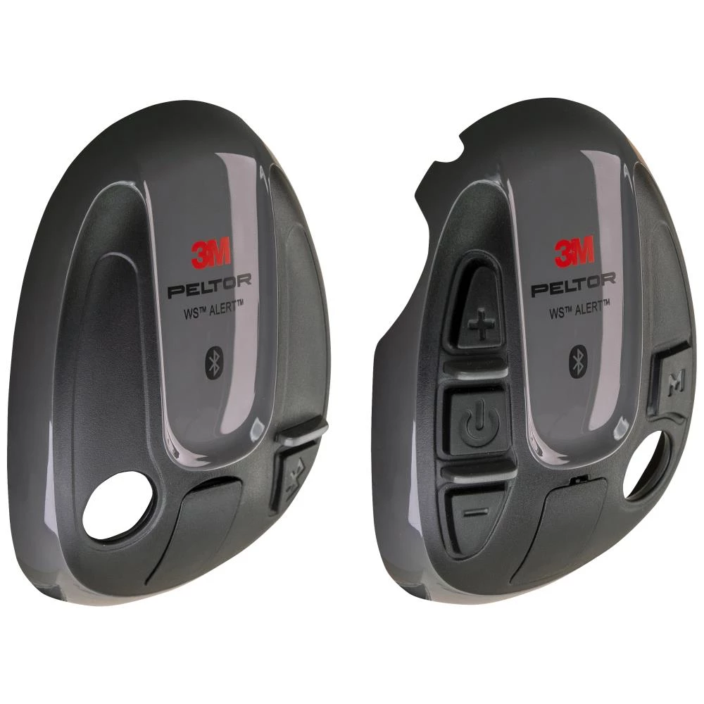 Skaller t/Peltor WS Alert høreværn, lys grå, 2stk Skaller t/Peltor WS Alert høreværn, lys grå, 2stk