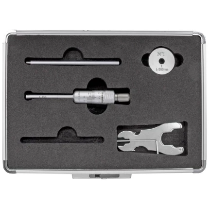 Indv. 3-pkt mikrometer 6-8mm m/forl.+kontrolring
