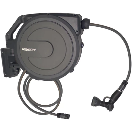 Aut. slangeopruller grå plast 8 bar 20+2mtr