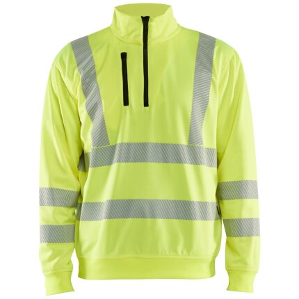Hi-vis sweatshirt 3564 half-zip