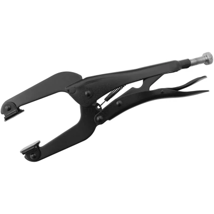 Svejsetang D14 C-klemme lav runde tryksko 280mm