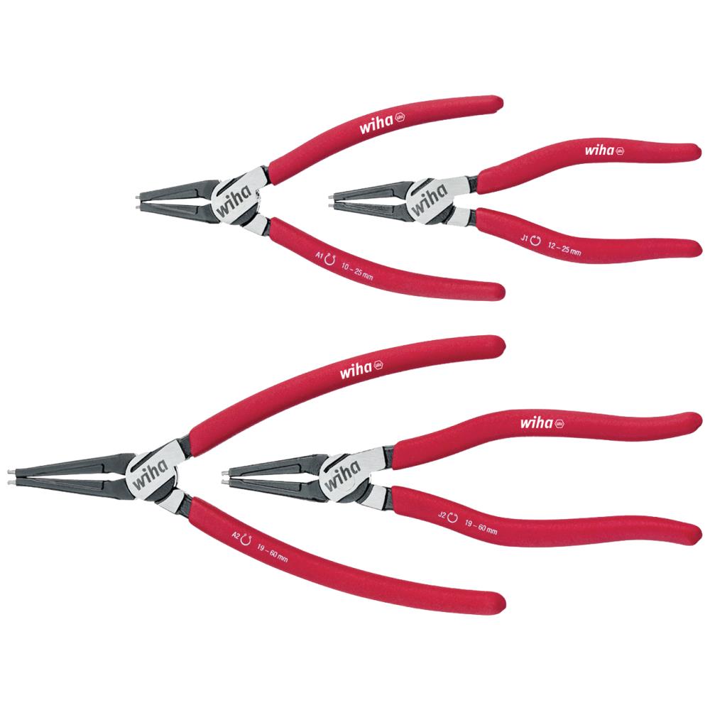 Wiha låseringstangsæt A1/A2/J1/J2, 4srk Wiha låseringstangsæt A1/A2/J1/J2, 4srk