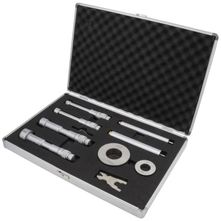 Indv. 3-pkt mikrometre, sæt 20-50mm m/kontrolringe