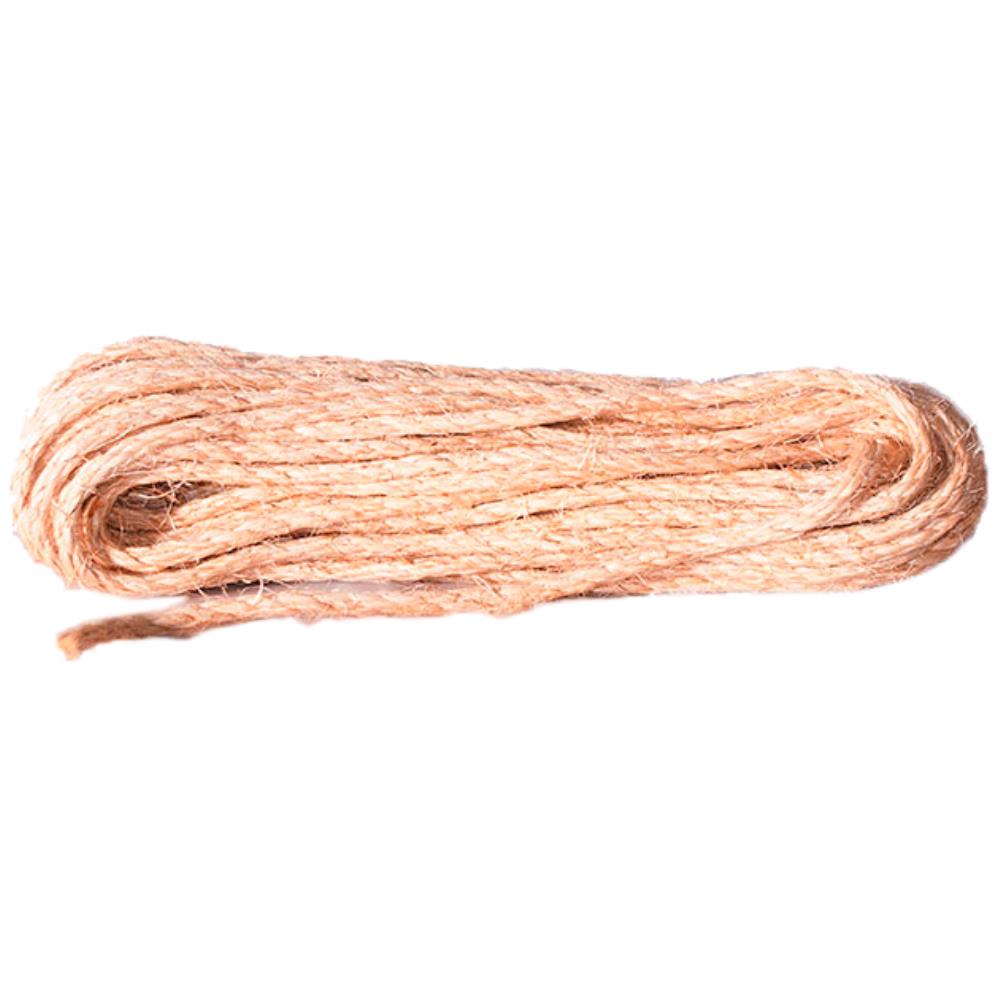 Sisalreb 3-slået natur 8mm 25m Sisalreb 3-slået natur 8mm 25m