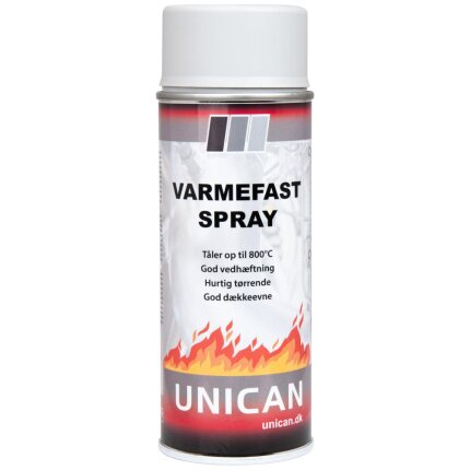 Unican varmefast lak grå 400ml
