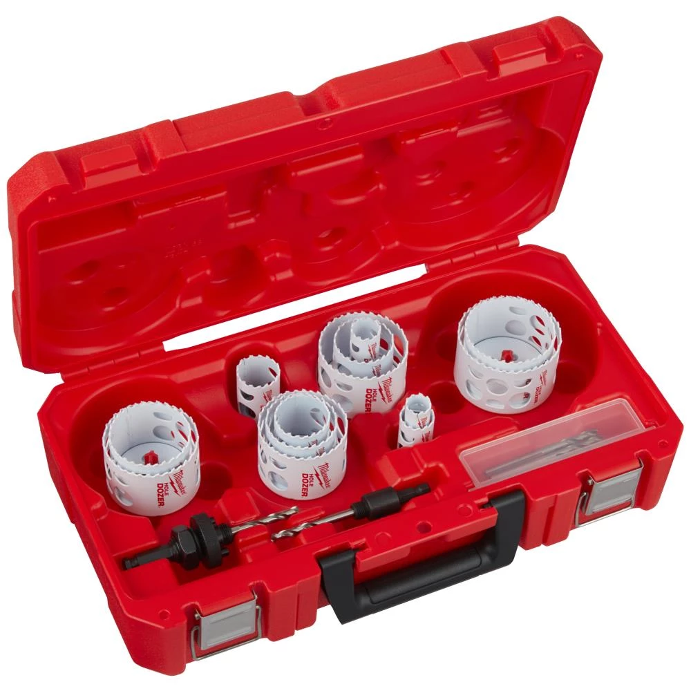 Hulsavsæt Hole Dozer 20-76 mm 13 stk + tilbehør Hulsavsæt Hole Dozer 20-76 mm 13 stk + tilbehør