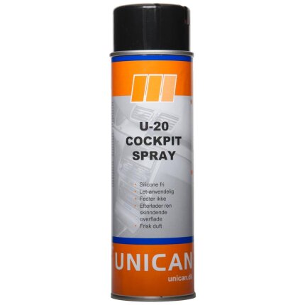 Unican U-20 cockpit spray 500ml Unican U-20 cockpit spray 500ml