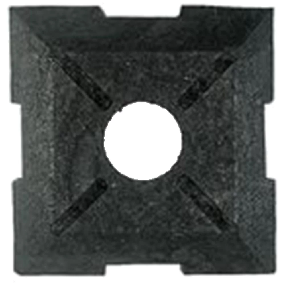 Sprehn fod t/afspærringscylinder gummi 38×38cm 8kg Sprehn fod t/afspærringscylinder gummi 38×38cm 8kg