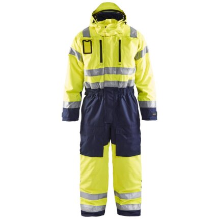 Hi-vis vinterkedeldragt 6763 gul/marine D120