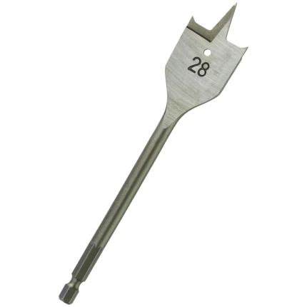 Fladbor 1/4″ 6kt skaft 28×152mm