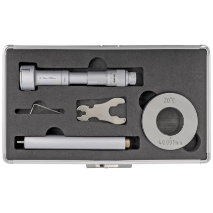 Indv. 3-pkt mikrometer 40-50mm m/forl.+kontrolring