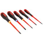 Ergo skruetrækkersæt slim VDE 1000V kærv/PZ 5 dele