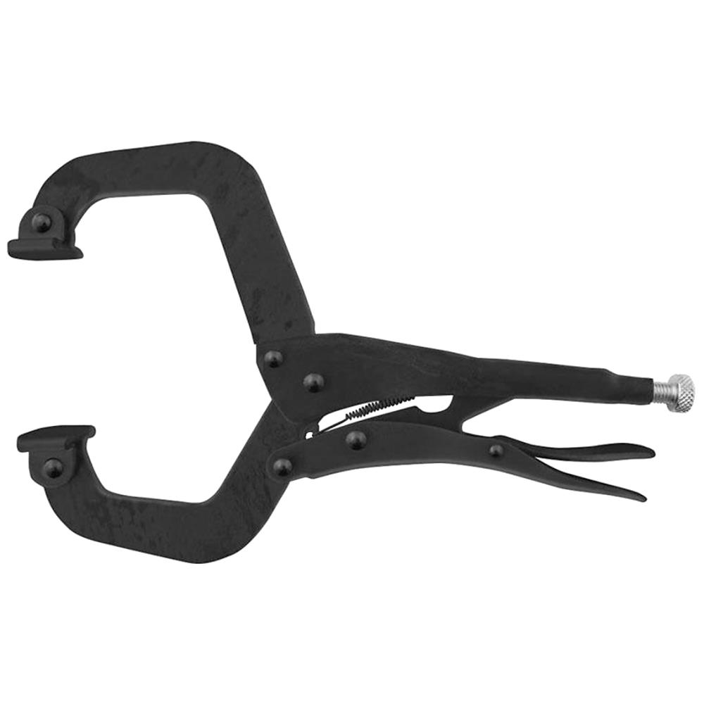 Svejsetang D8 C-klemme forskudt rund tryksko 280mm Svejsetang D8 C-klemme forskudt rund tryksko 280mm