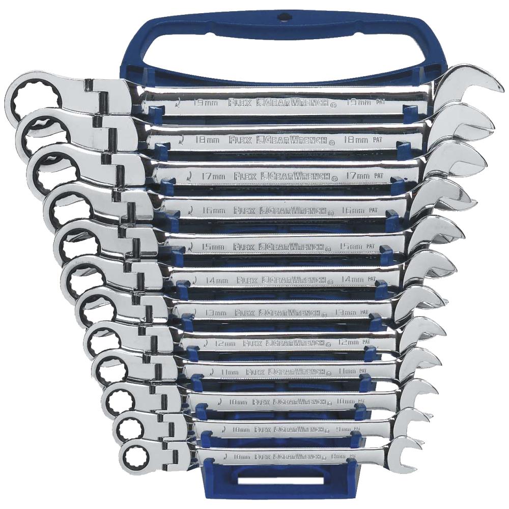 Ringskraldenøglesæt flexled 8-19mm 12 dele Ringskraldenøglesæt flexled 8-19mm 12 dele