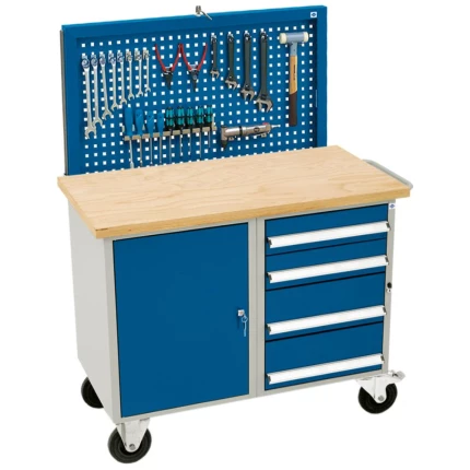 Værkstedsvogn VVM-1.1 m/elev.værktøjstavle VT-1.2