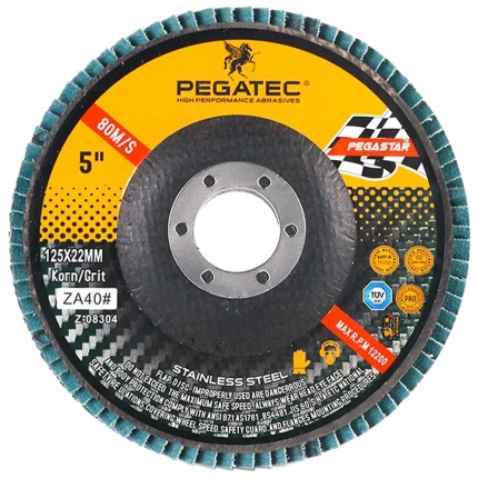 Pegatec lamelslibeskive skrå 125mm