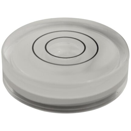 Dåselibelle ø40mm, akrylglas, højde 10mm