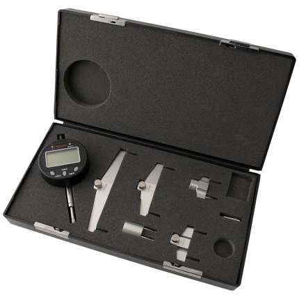 Digital radiusmåler 5-700×0,01mm, indv./udv.