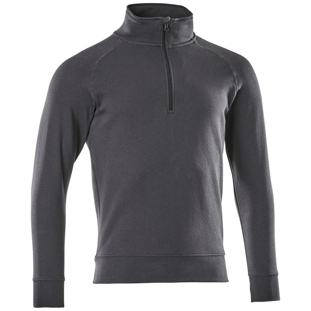 Crossover sweatshirt m/kort lynlås Crossover sweatshirt m/kort lynlås