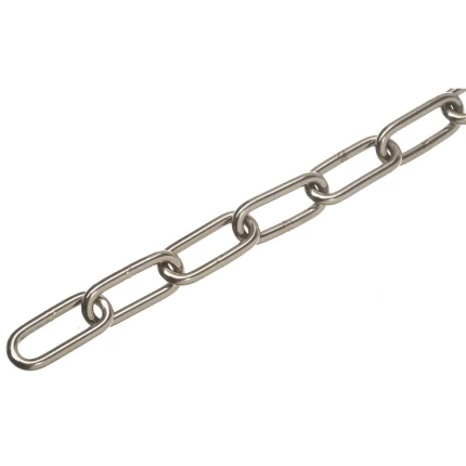 Langleddet kæde DIN763 A4 4mm