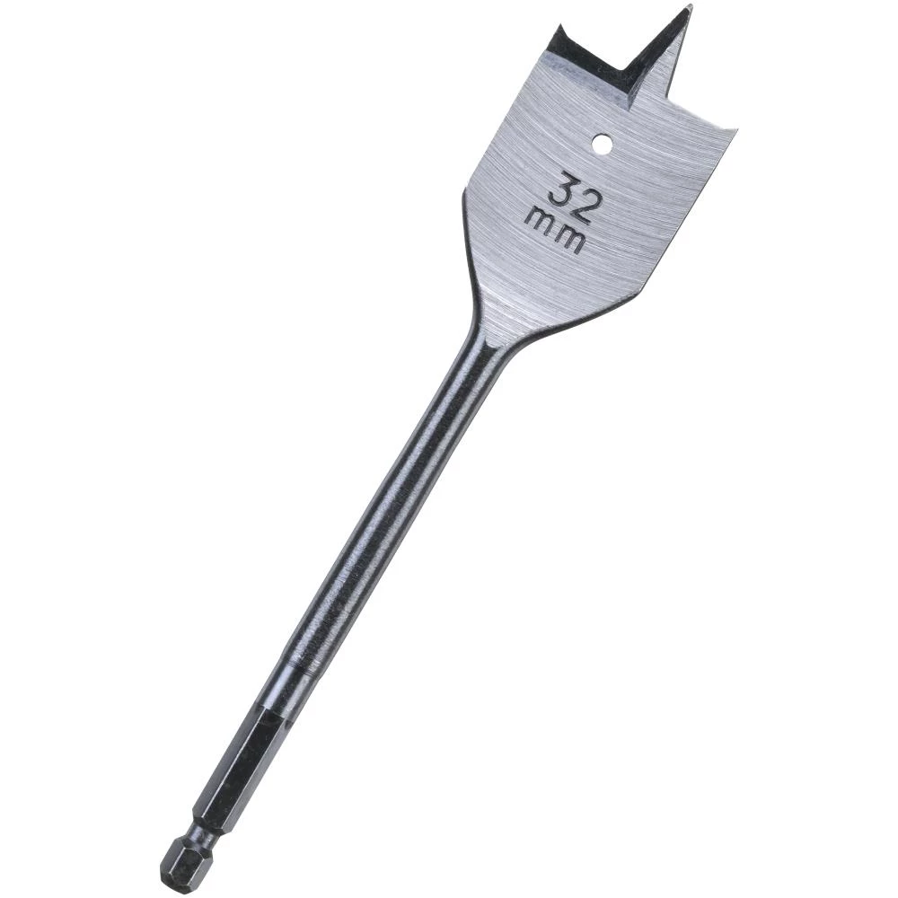 Fladbor 1/4″ 6kt skaft 32×152mm Fladbor 1/4″ 6kt skaft 32×152mm