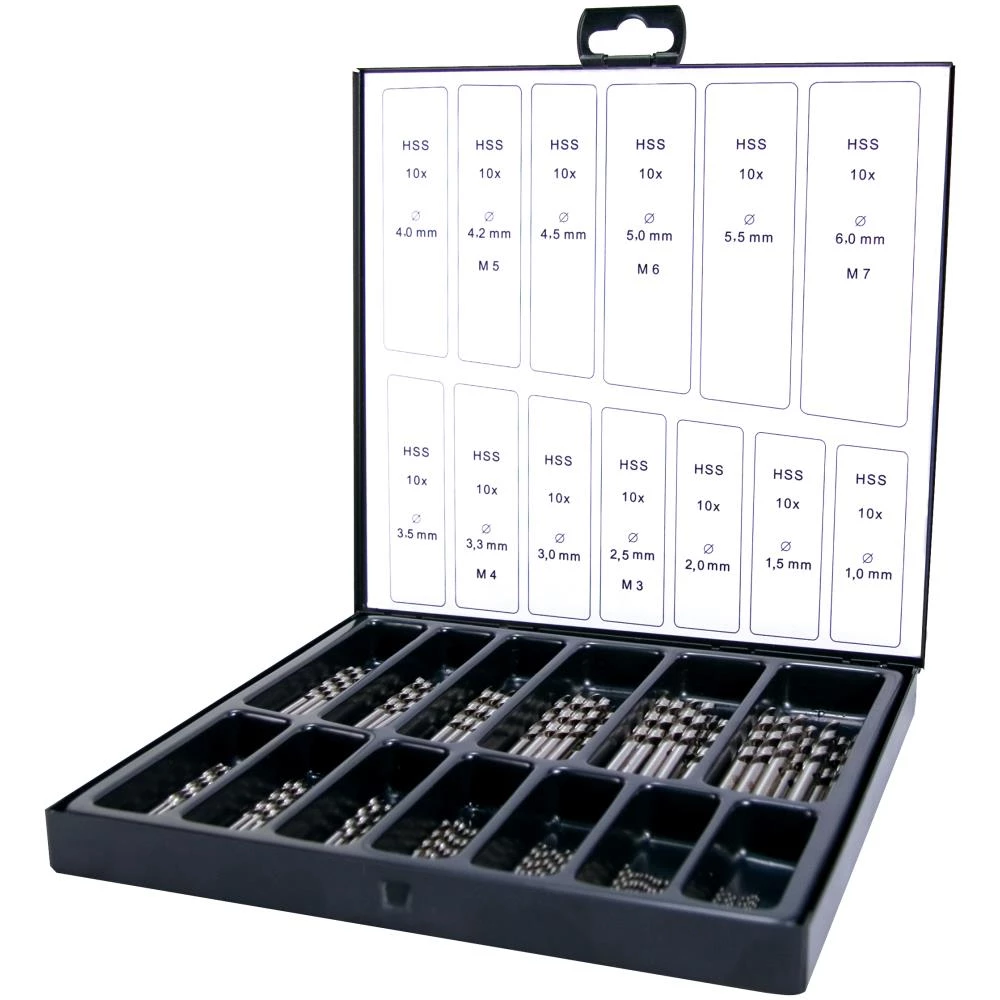 Spiralborkuf.130 stk HSSG 1-6,0×0,5 Spiralborkuf.130 stk HSSG 1-6,0×0,5