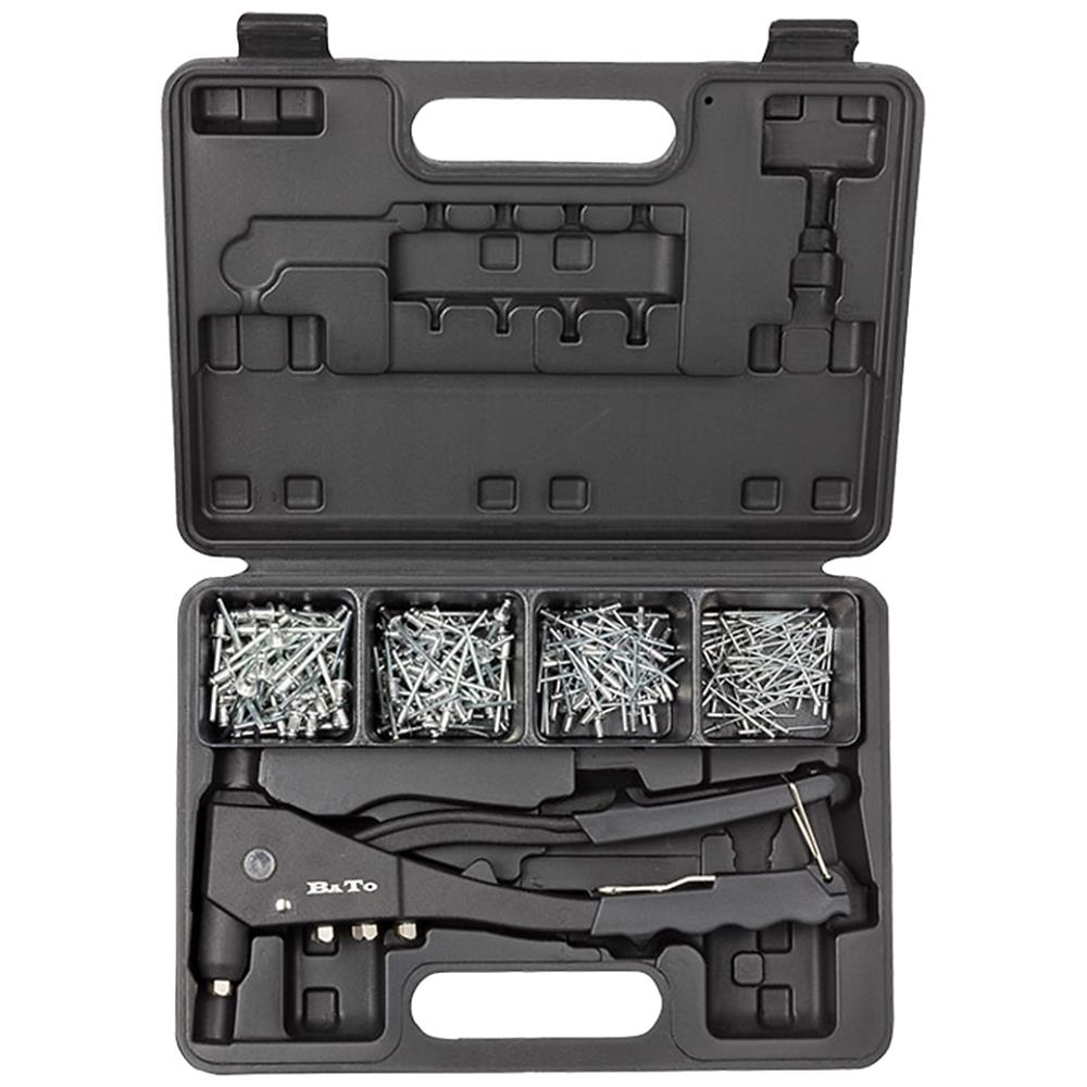 Blindnitte-montørsæt, tang + 4× nitter Blindnitte-montørsæt, tang + 4× nitter