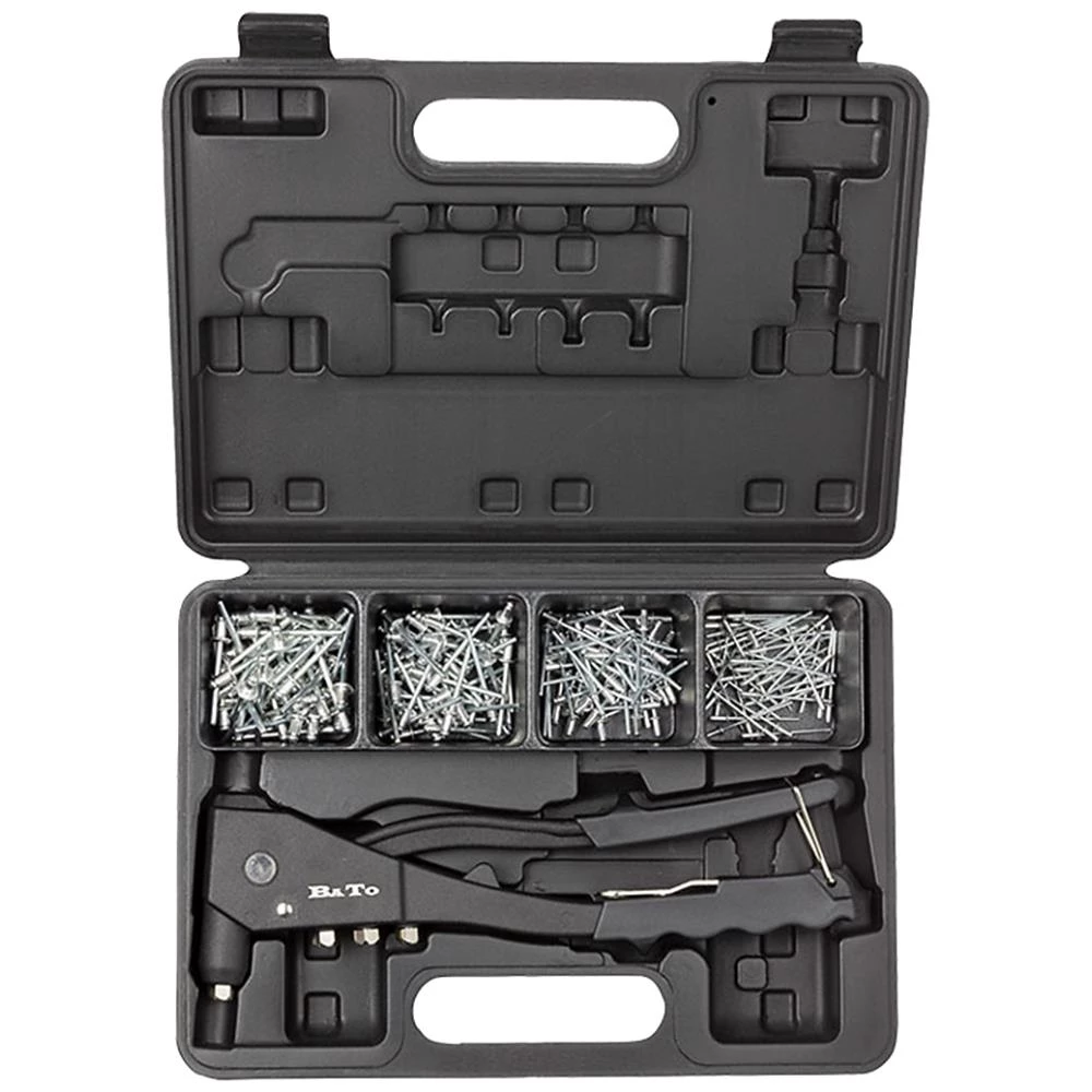 Blindnitte-montørsæt, tang + 4× nitter Blindnitte-montørsæt, tang + 4× nitter