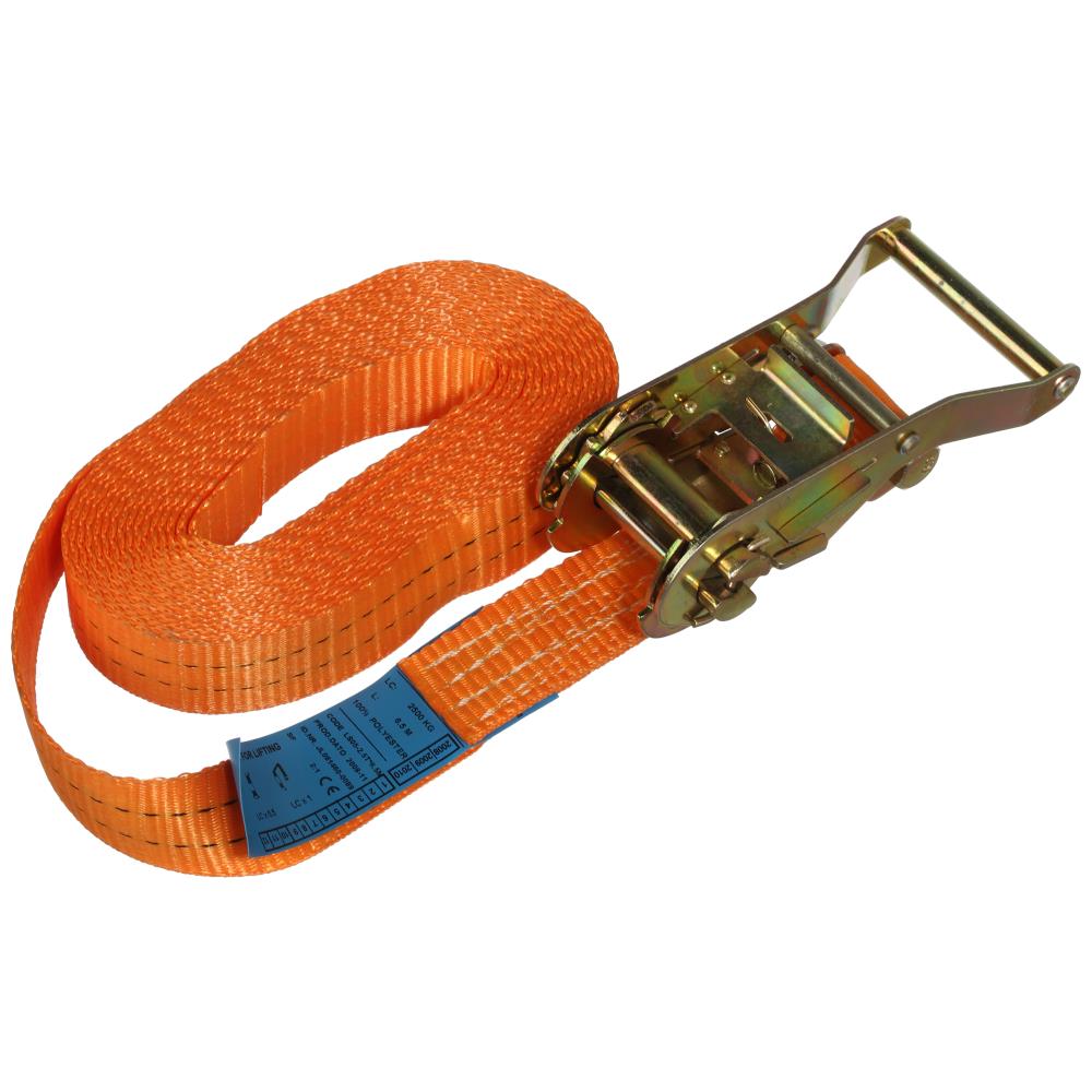 Surring 35mm endeløs u/krog, orange 2,5T 6,5m Surring 35mm endeløs u/krog, orange 2,5T 6,5m