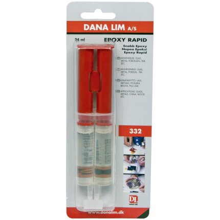 Danalim Epoxy Rapid 332 2-komponent epoxylim 24 ml