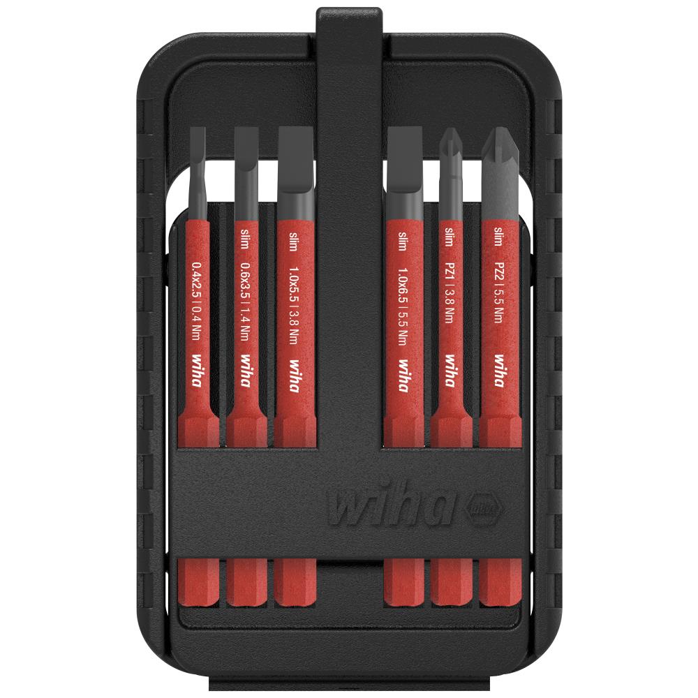 Wiha bitsæt VDE 75mm LK/PZ, 6 dele Wiha bitsæt VDE 75mm LK/PZ, 6 dele